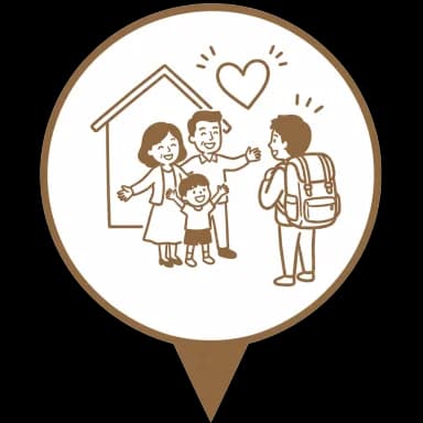 ホームステイ宿泊